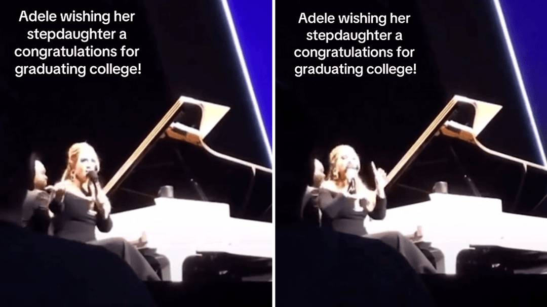 Adele pays tribute to stepdaughter at her show