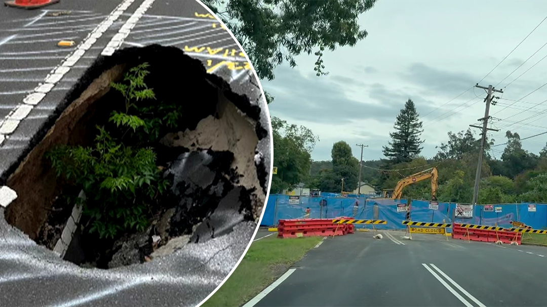 Residents furious as sinkhole that opened in 2022 remains 