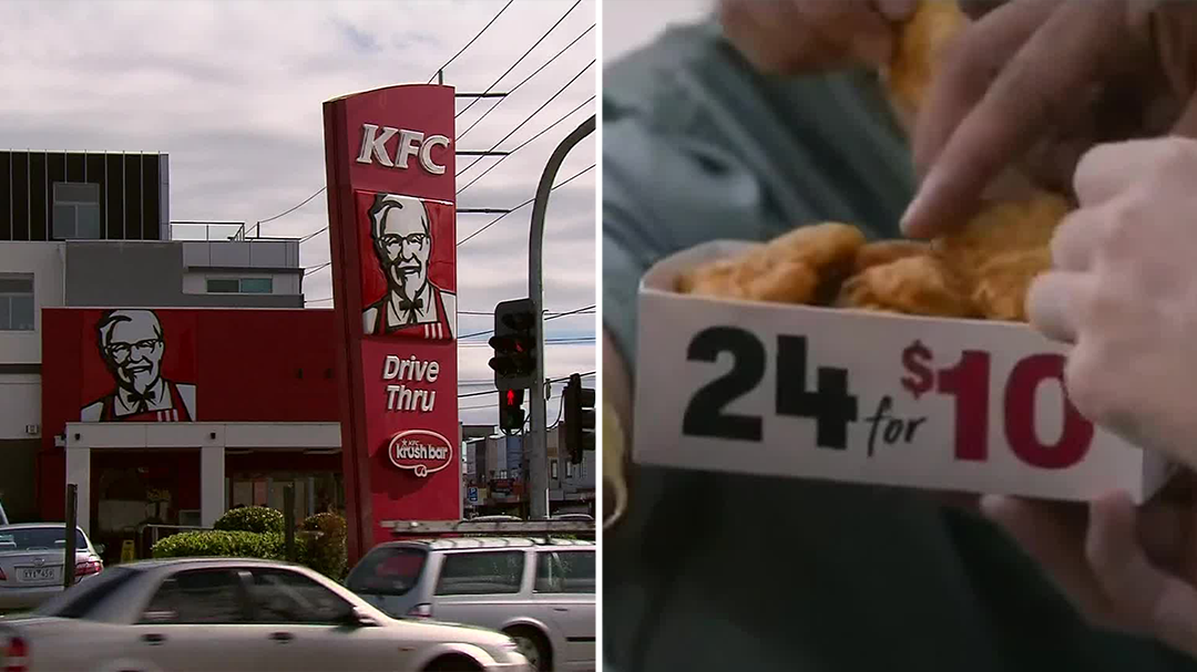 KFC forced to remove chicken nuggets from menu in two Aussie states