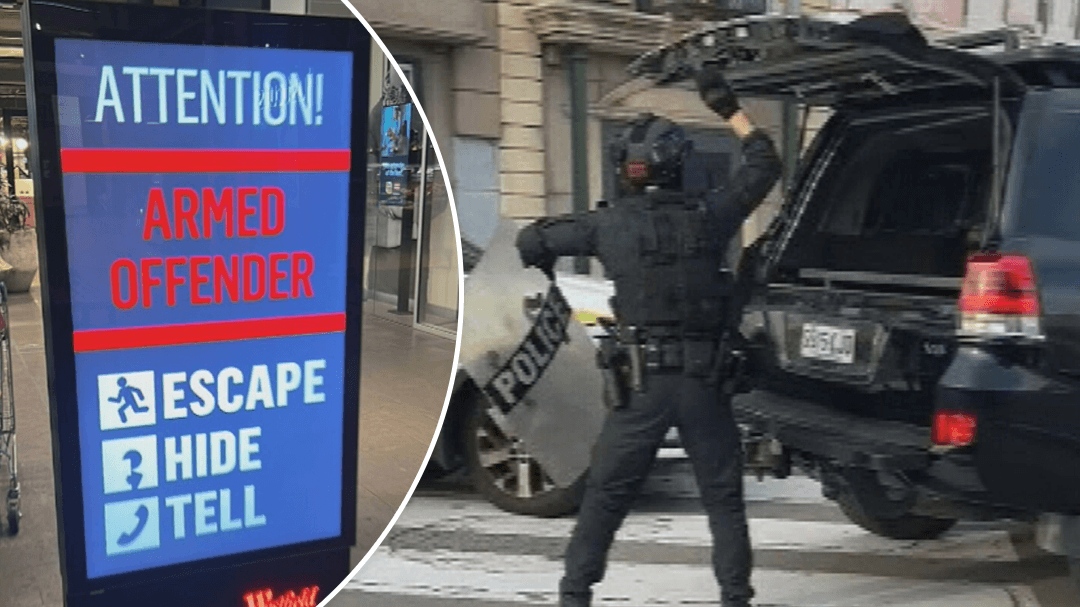 Hunt for three teenagers who allegedly sparked Adelaide mall lockdown continues today – 9News