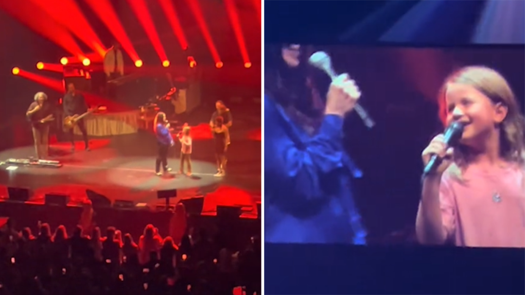 Sweet moment Alanis Morissette brings daughter on stage for duet