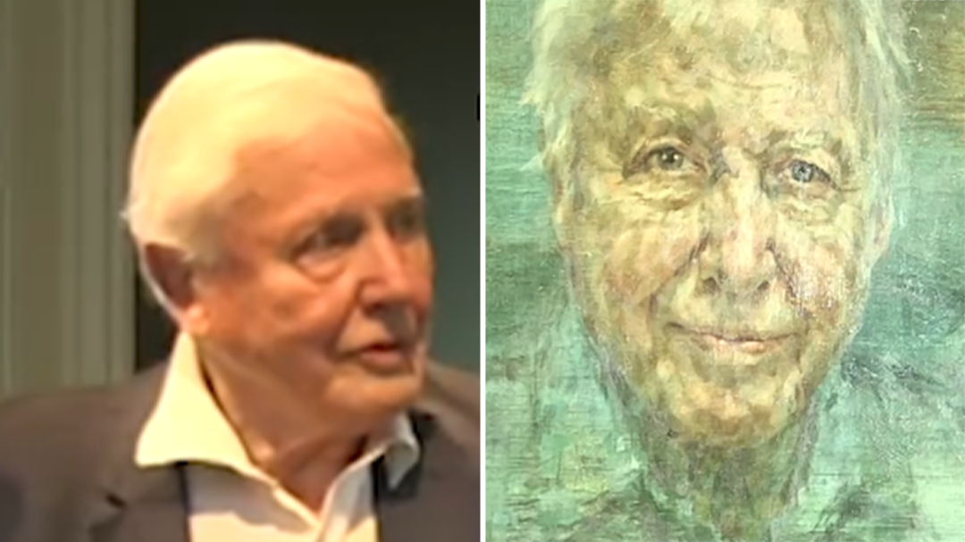 David Attenborough unveils new portrait by Jonathan Yeo