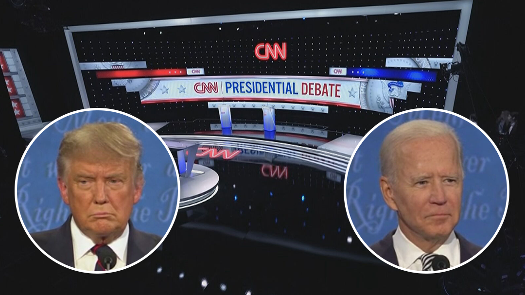 Joe Biden and Donald Trump lock horns in the first US presidential debate