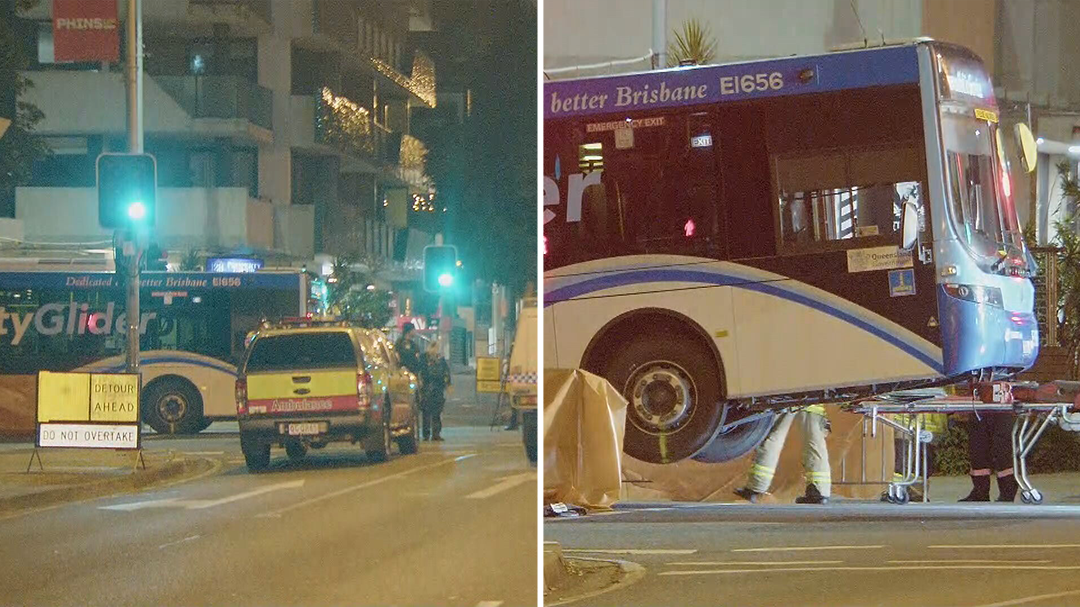 Man killed after hit by bus in Brisbane