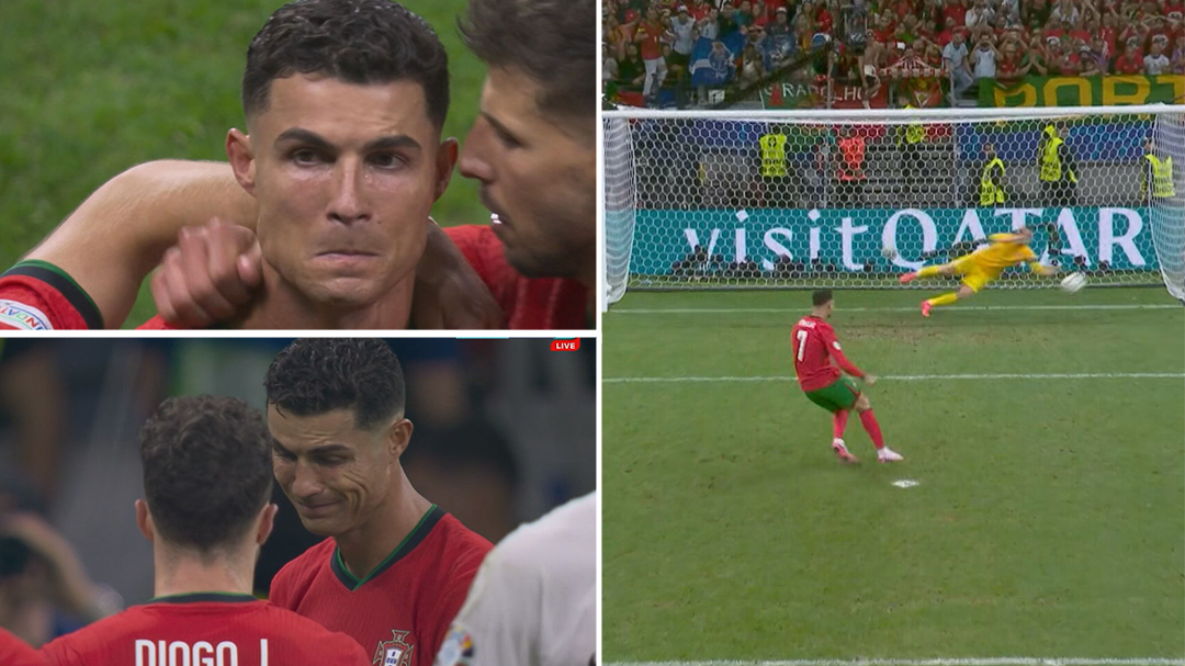 Ronaldo cries after missing penalty