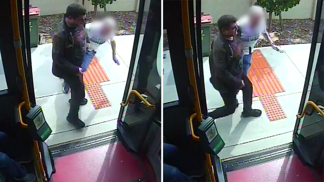 Unknown man knocks 72-year-old to the ground while boarding bus