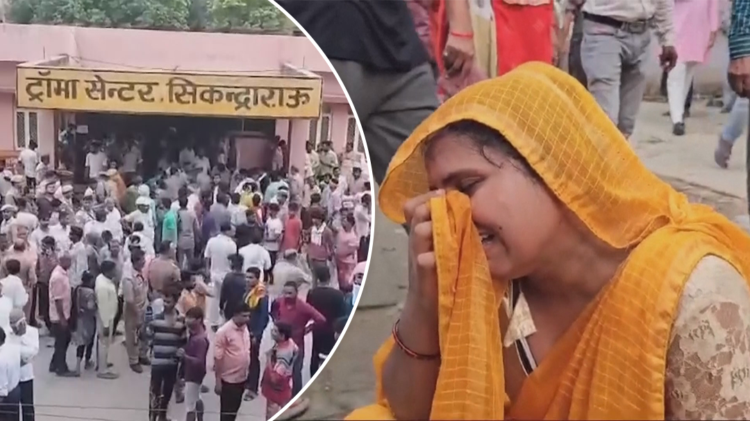 At least 116 people killed in stampede in India 