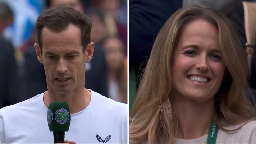 Andy Murray gives touching tribute to his wife at Wimbledon