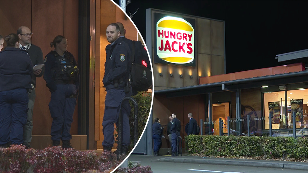 Man demands burger during alleged armed robbery