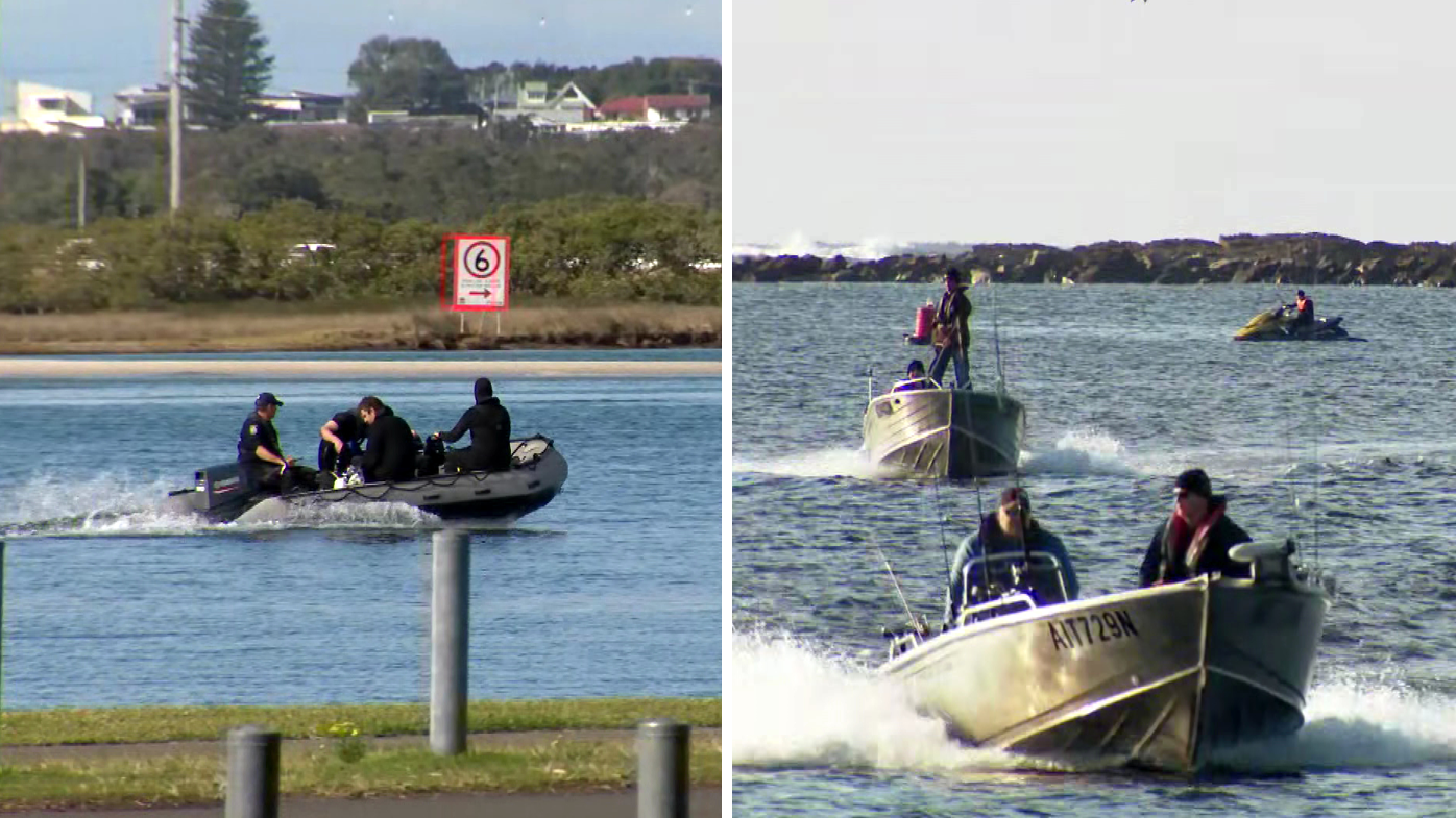 Search continues for missing fisherman in Lake Macquarie
