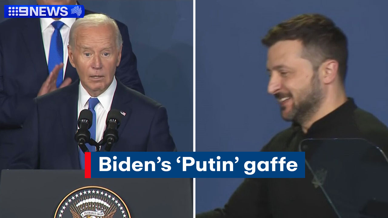 Biden mistakenly calls Ukrainian President 'Putin'