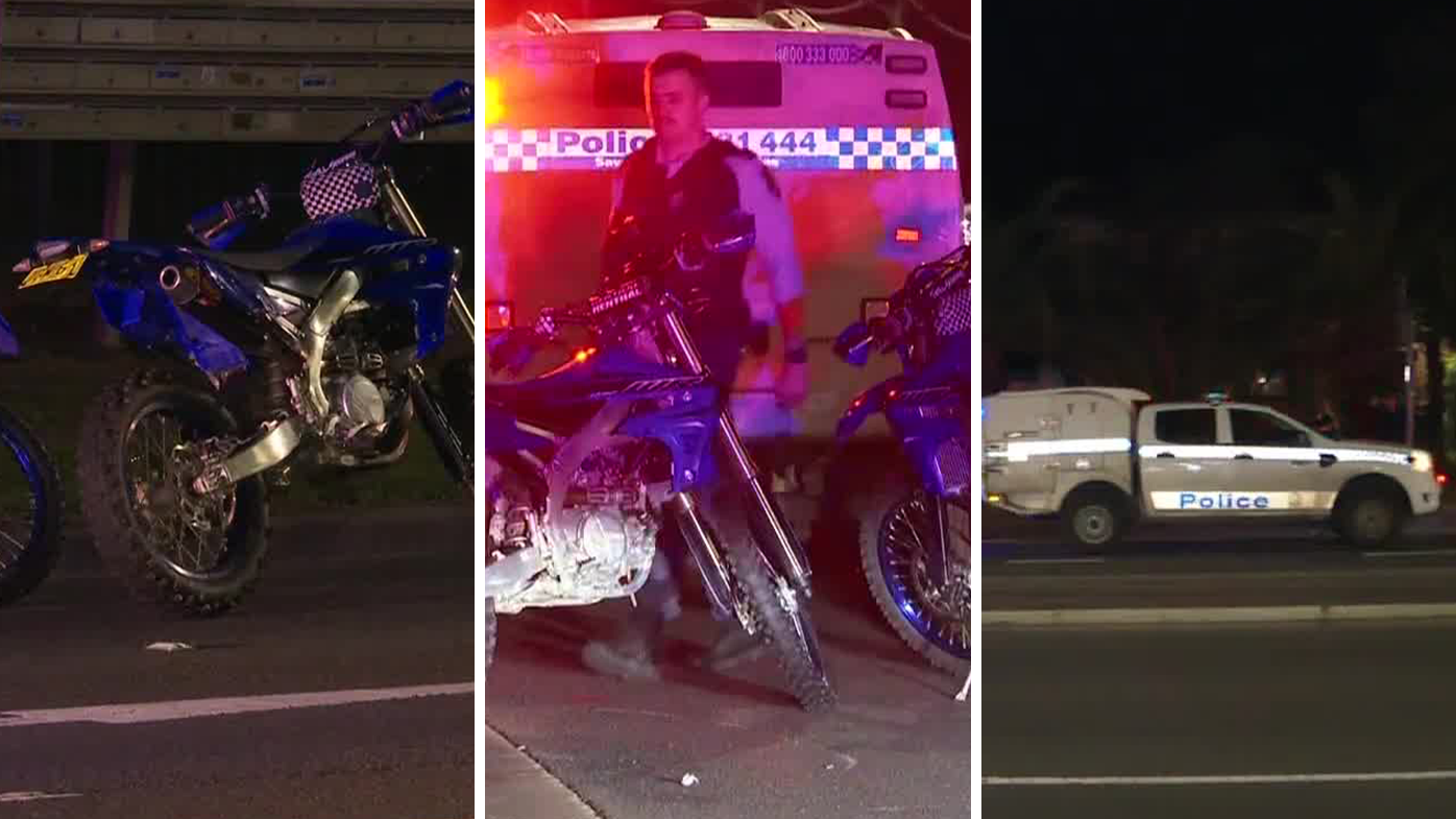 Driver on the run after motorcycle rider seriously injured in alleged road rage attack at Blacktown