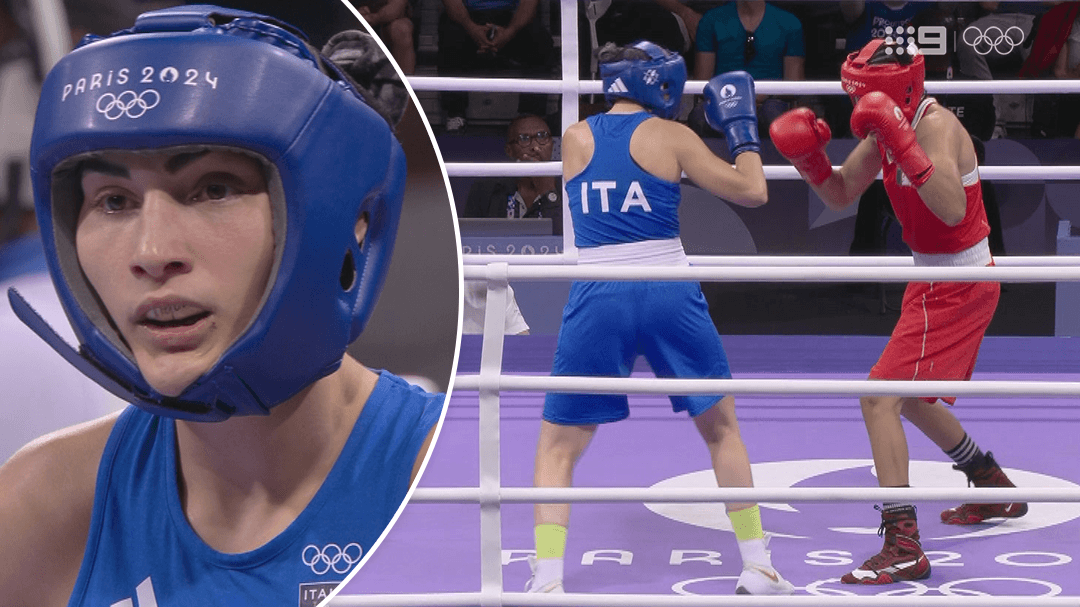 Boxer withdraws from fight after 46 seconds amid gender outcry