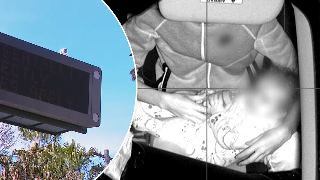 Unrestrained babies among images caught on seatbelt cameras