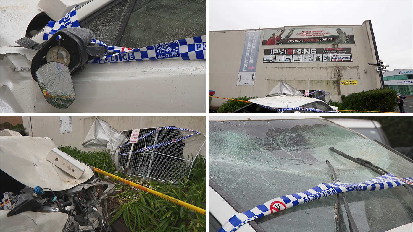 Car slams into Sydney shop