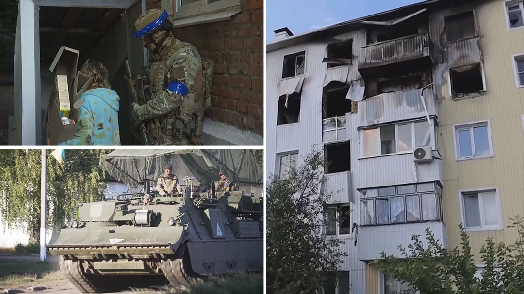 Ukrainian forces take 100 troops captive