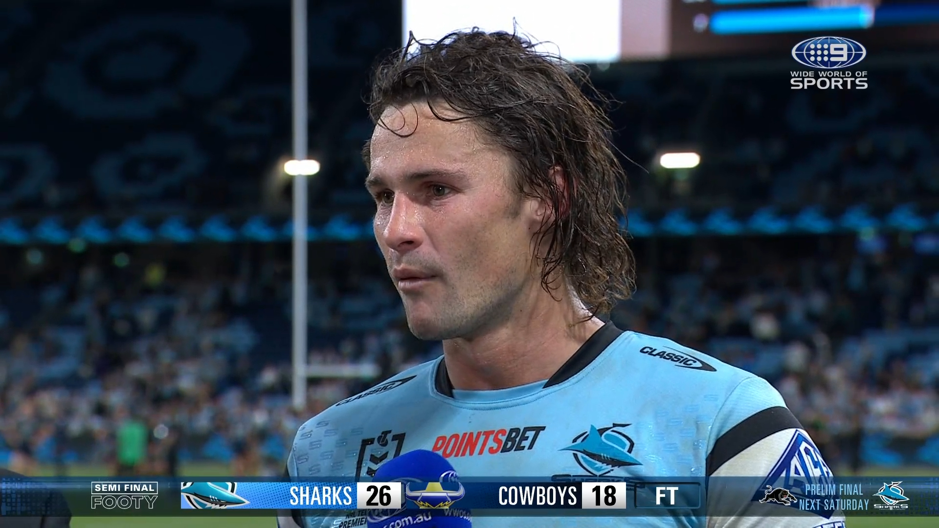 Hynes silences critics as Sharks' finals drought ends