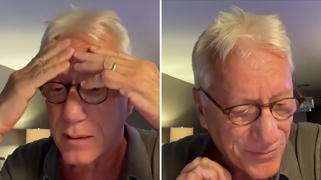 James Woods tears up on TV after losing home in LA fires